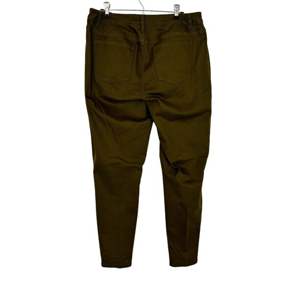 NWT Lane Bryant Green Slim Leg Stretch Jeans Women’s 18 - Picture 2 of 5